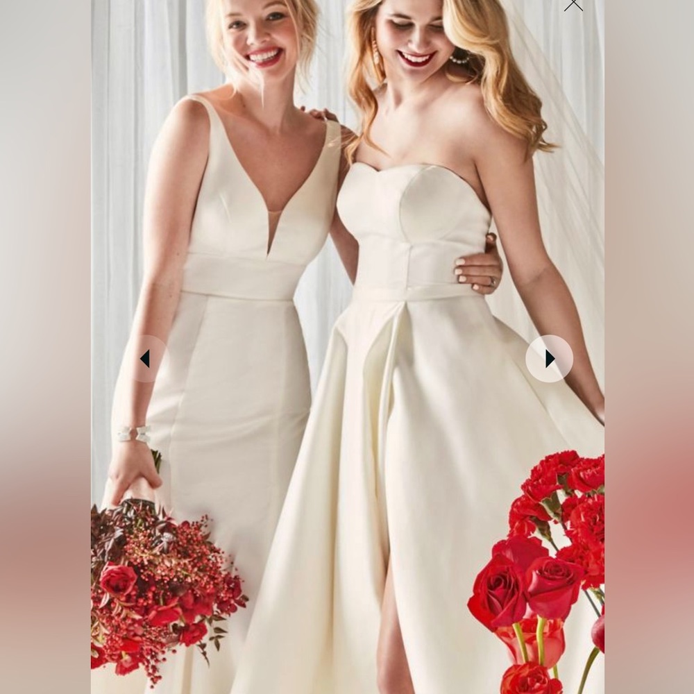 BNWT Satin Wedding Dress DB Collection